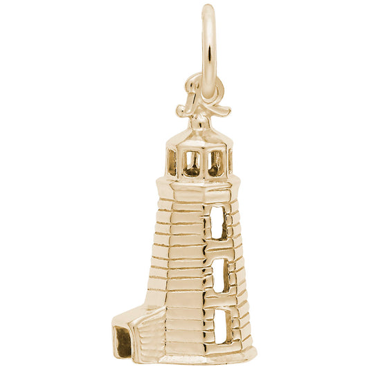 Landfall Lighthouse Charm - Nautical Jewelry for Sea Lovers 8234