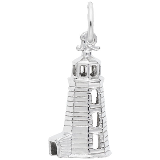 Landfall Lighthouse Charm - Nautical Jewelry for Sea Lovers 8234