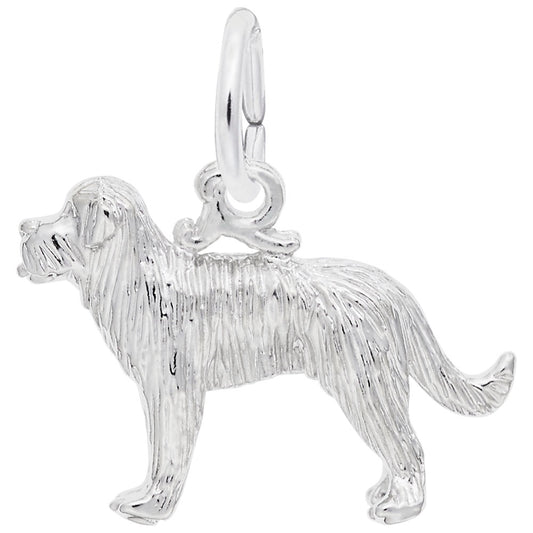 St. Bernard Dog Charm - Adorable Pet Jewelry for Dog Lovers 8235