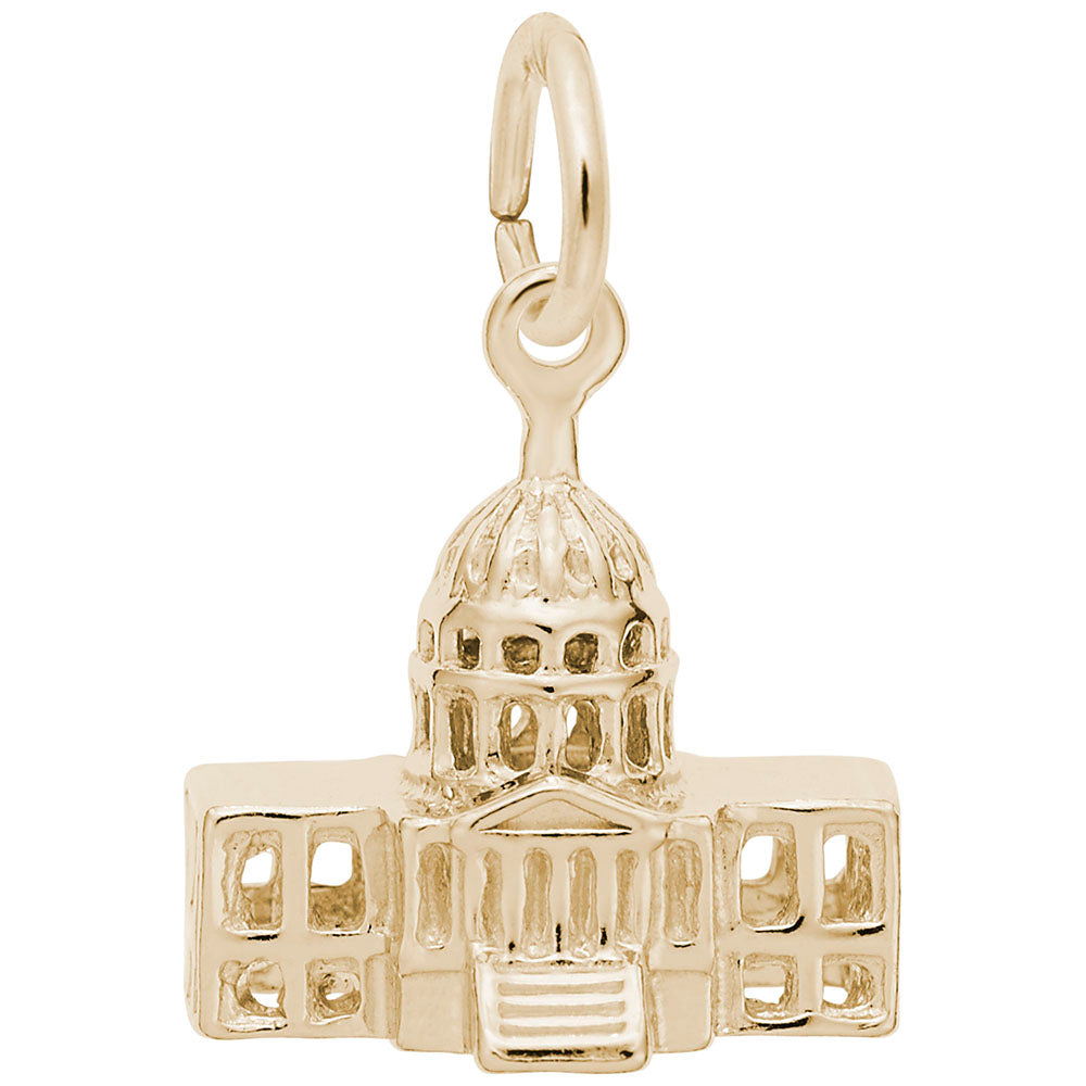United States Capitol Building Charm - Travel Souvenir Jewelry 8251
