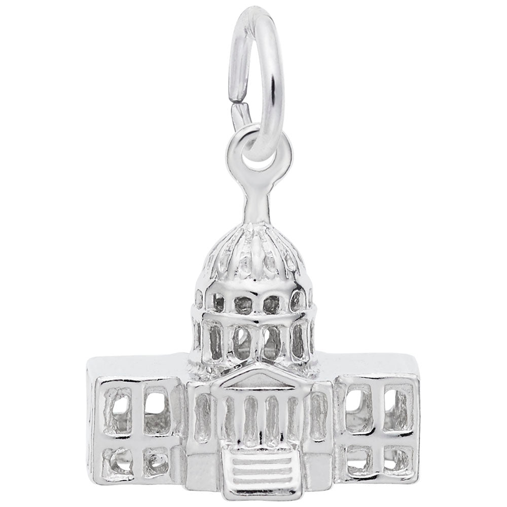 United States Capitol Building Charm - Travel Souvenir Jewelry 8251