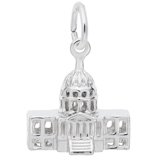 United States Capitol Building Charm - Travel Souvenir Jewelry 8251