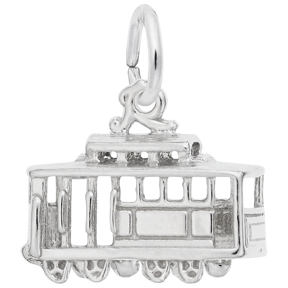 California Cable Car Charm - Travel Souvenir Jewelry Gift 8256