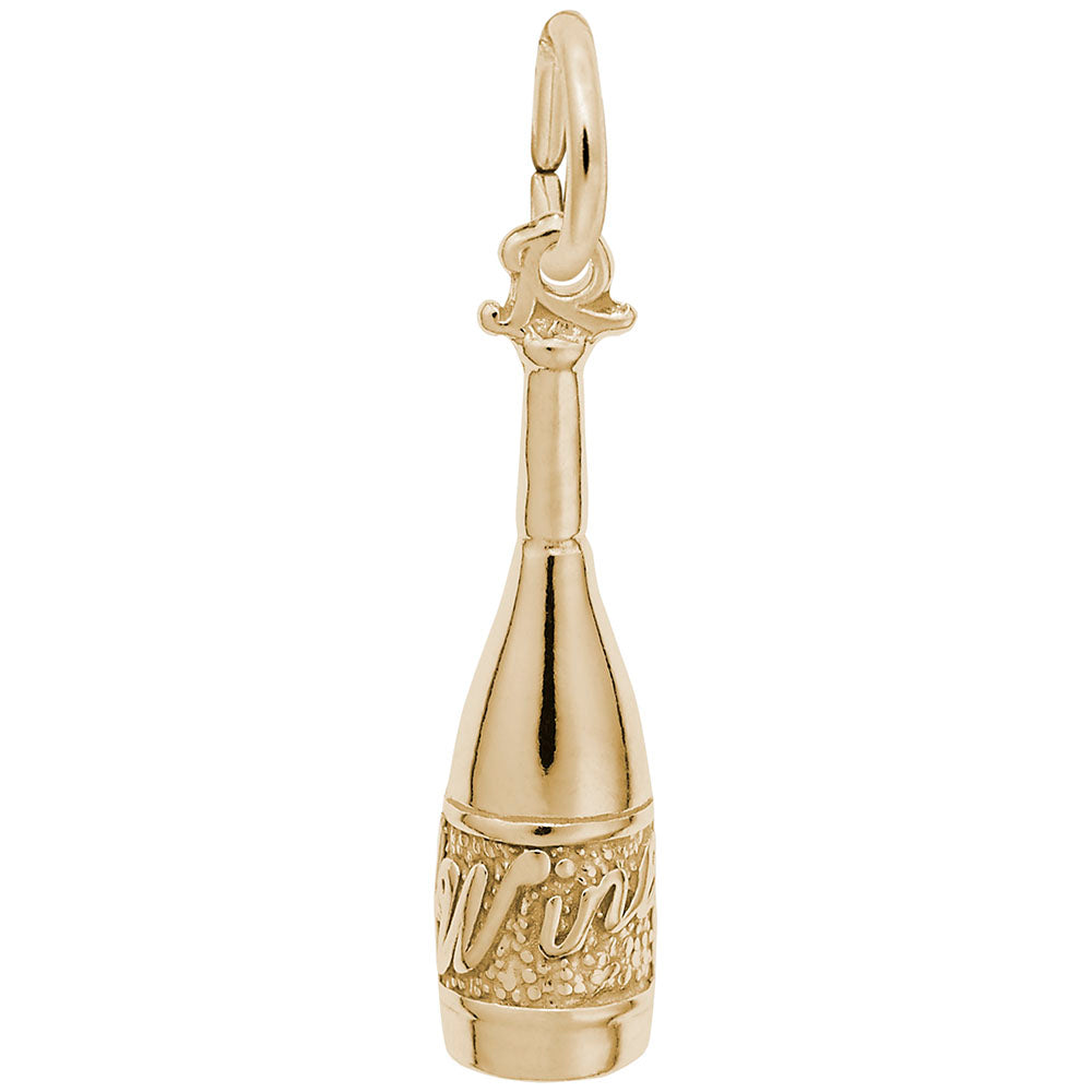 Elegant Wine Bottle Charm for Wedding Celebrations & Gifts 8258