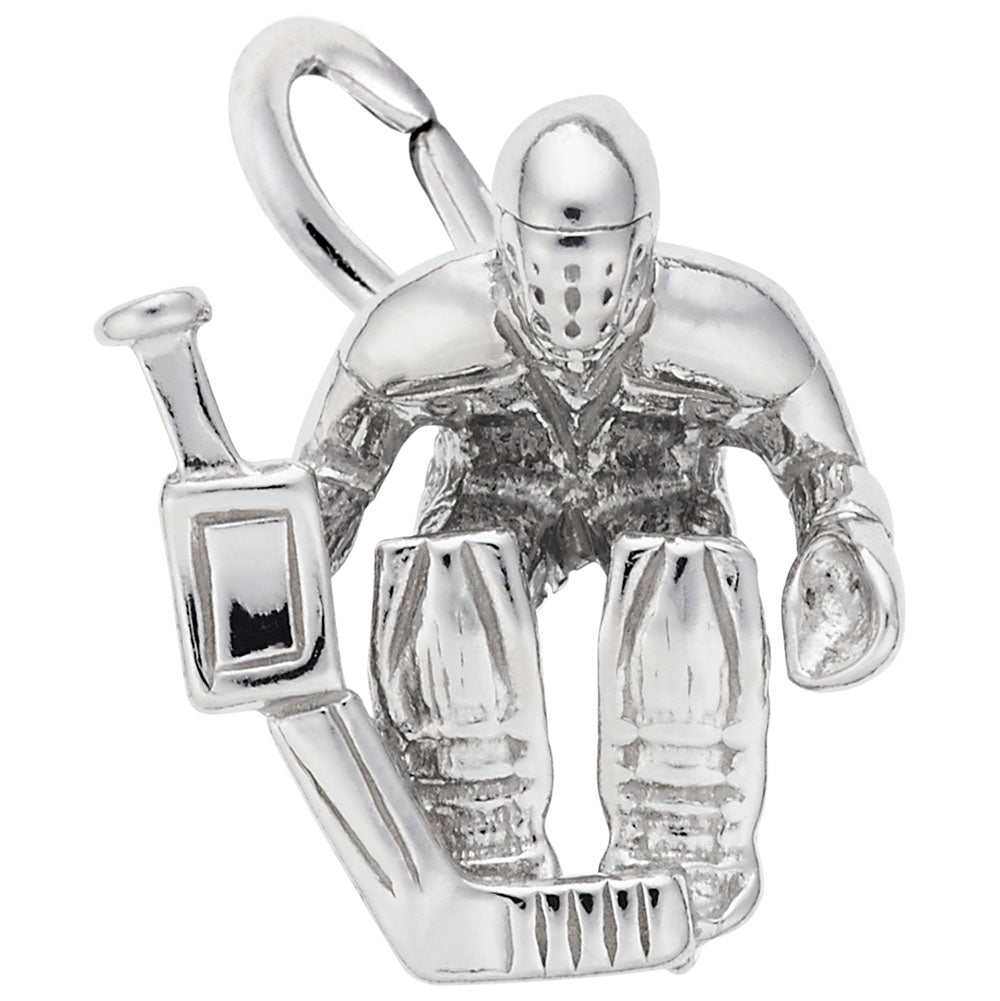 Premium Hockey Goalie Charm - Perfect Gift for Sports Lovers 8263
