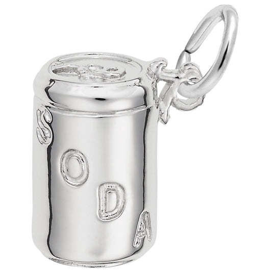 Charming Soda Can Pendant - Unique Beverage Jewelry for Collectors 8266