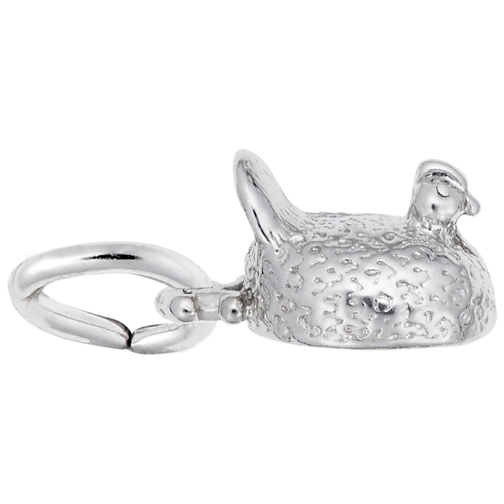 Charming Farm Chicken Charm - Perfect for Animal Lovers 8271