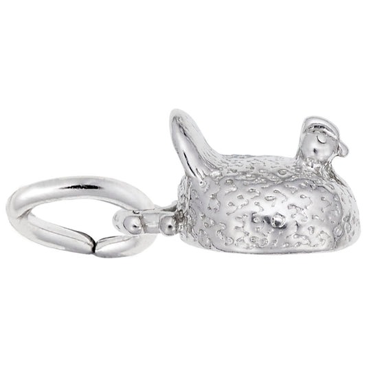 Charming Farm Chicken Charm - Perfect for Animal Lovers 8271