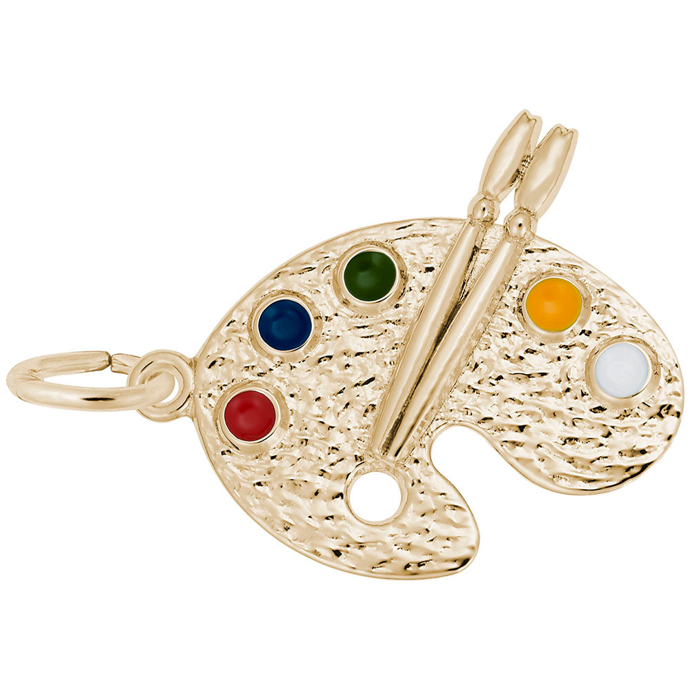 Artist Palette Charm - Unique Jewelry for Art Lovers & Creatives 8272