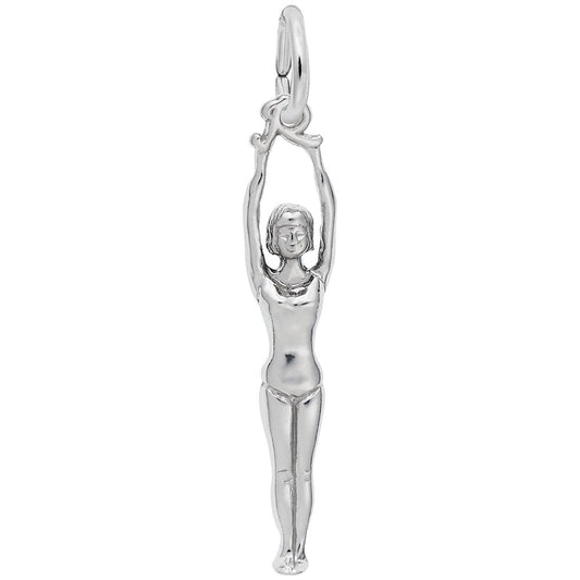 Elegant Gymnast Charm for Sports Jewelry - Perfect Gift Idea 8276