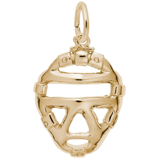 Baseball Catcher's Mask Charm - Perfect Gift for Sports Fans 8280