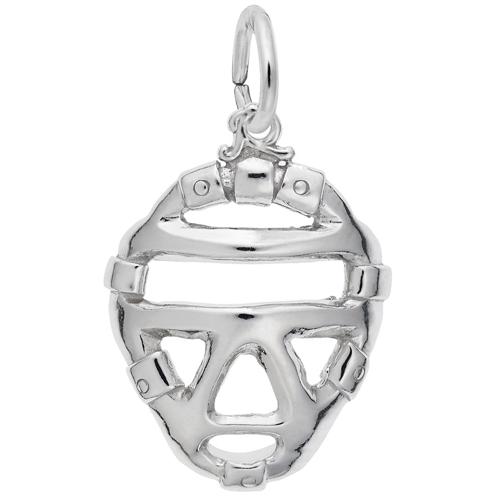 Baseball Catcher's Mask Charm - Perfect Gift for Sports Fans 8280