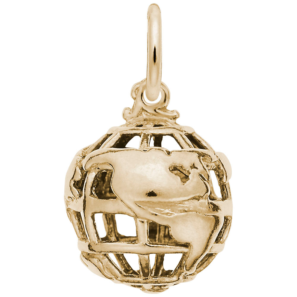 World Globe Charm for Travel Lovers - Perfect Souvenir Gift 8281