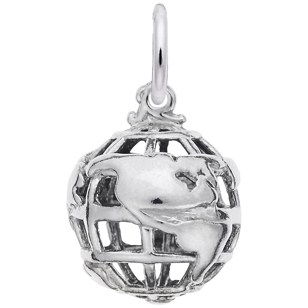 World Globe Charm for Travel Lovers - Perfect Souvenir Gift 8281