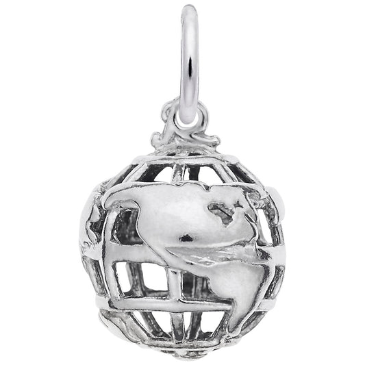 World Globe Charm for Travel Lovers - Perfect Souvenir Gift 8281