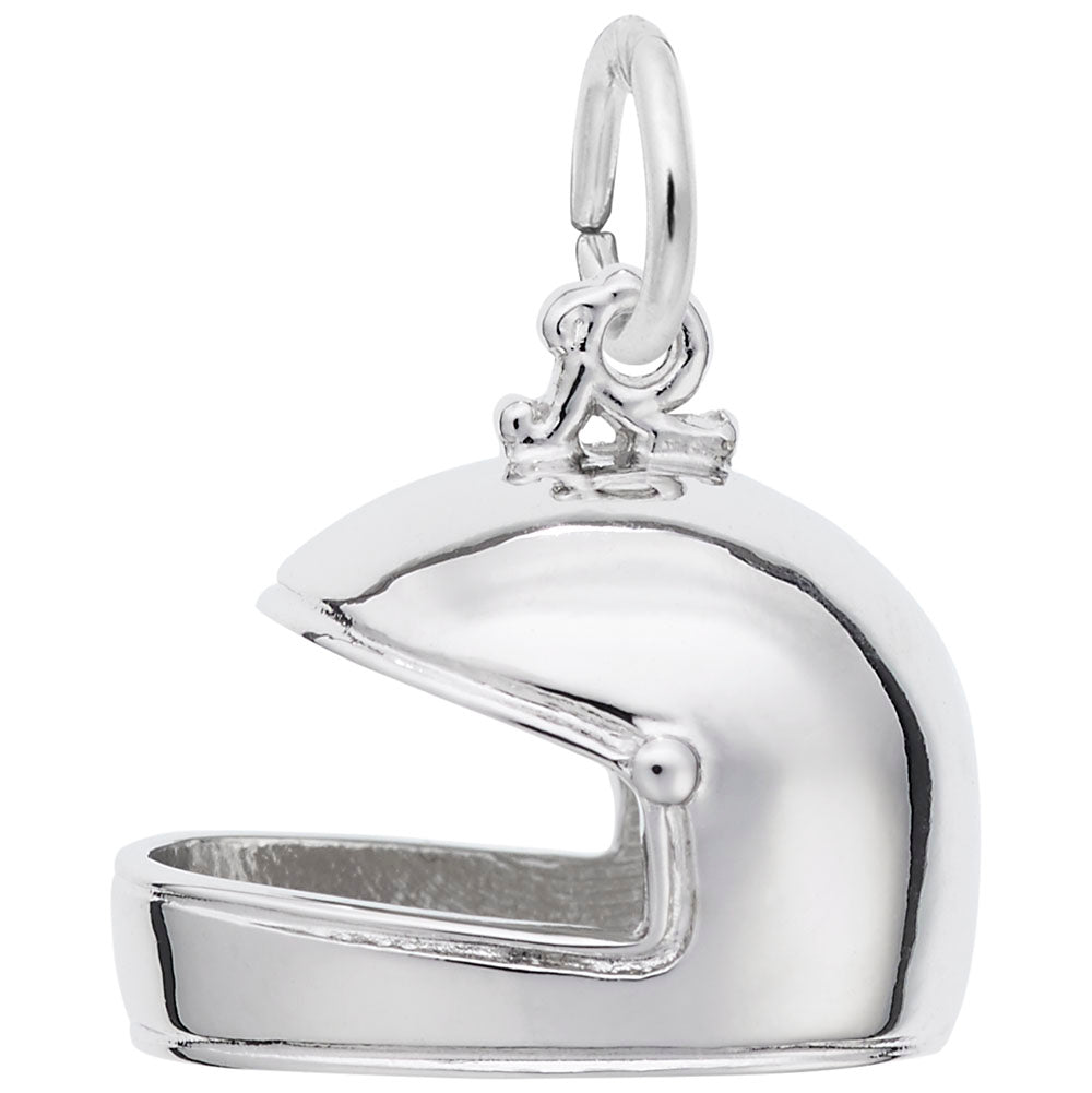 Indiana Racing Helmet Charm - Travel Souvenir Jewelry Gift 8288