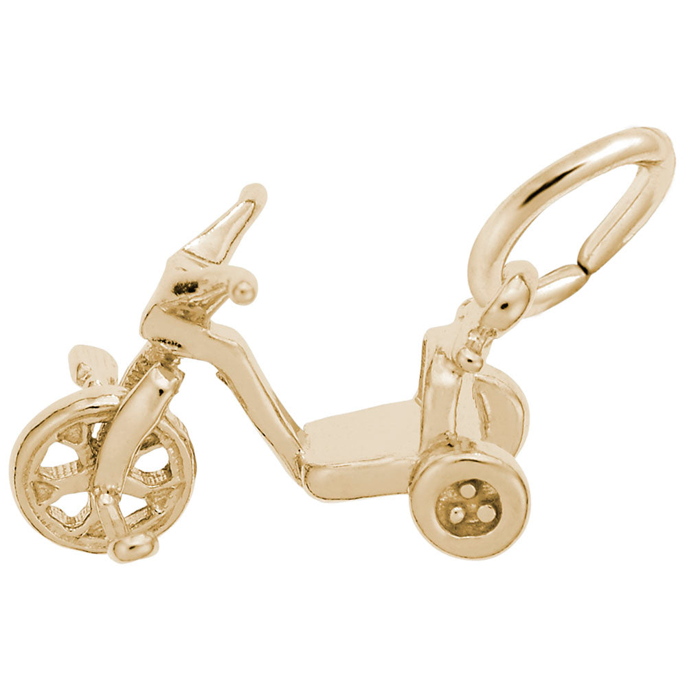 Tricycle Charm for Jewelry - Unique Bicycle Pendant Accessory 8294