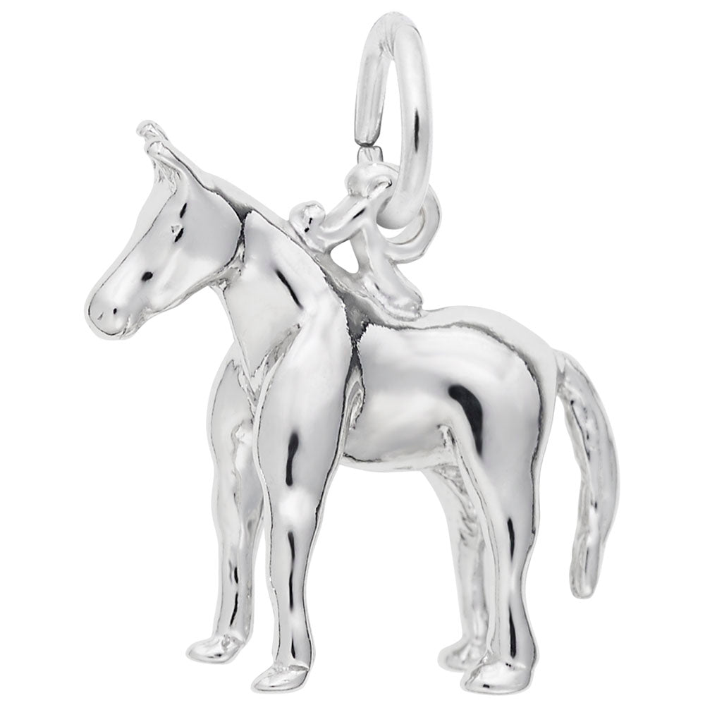 Handcrafted Mule Charm - Unique Farm Animal Jewelry Gift 8295
