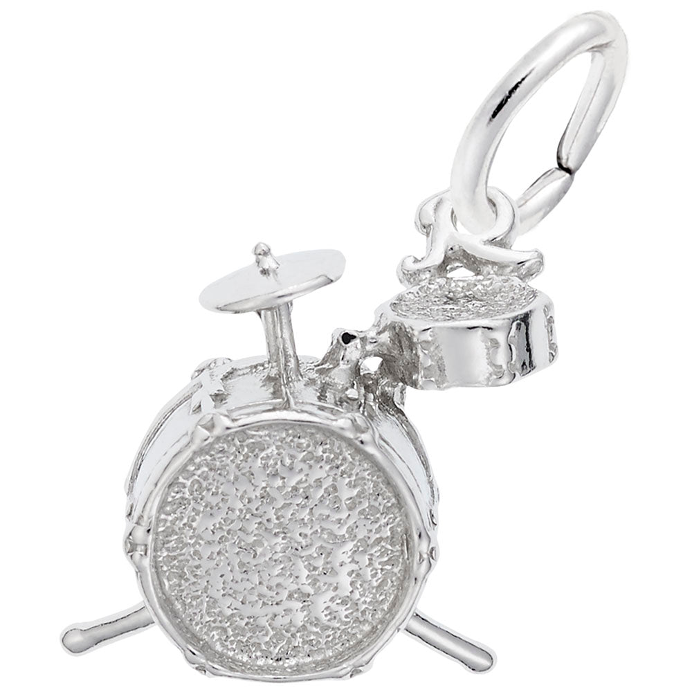 Drums Charm for Music Lovers - Unique Musical Jewelry Gift 8296