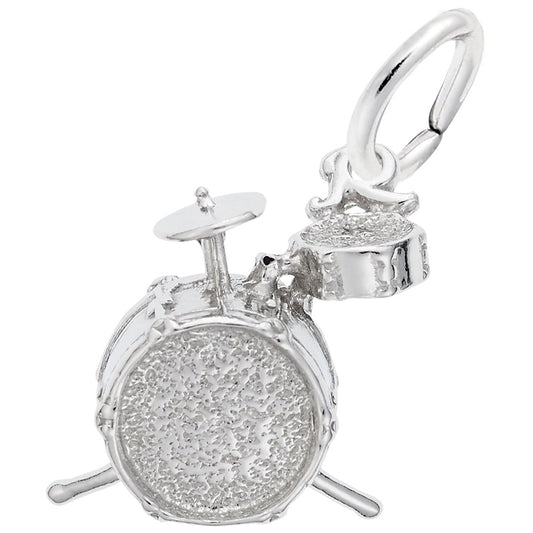 Drums Charm for Music Lovers - Unique Musical Jewelry Gift 8296