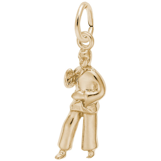 Martial Arts Charm - Unique Combat Sports Jewelry for Enthusiasts 8317