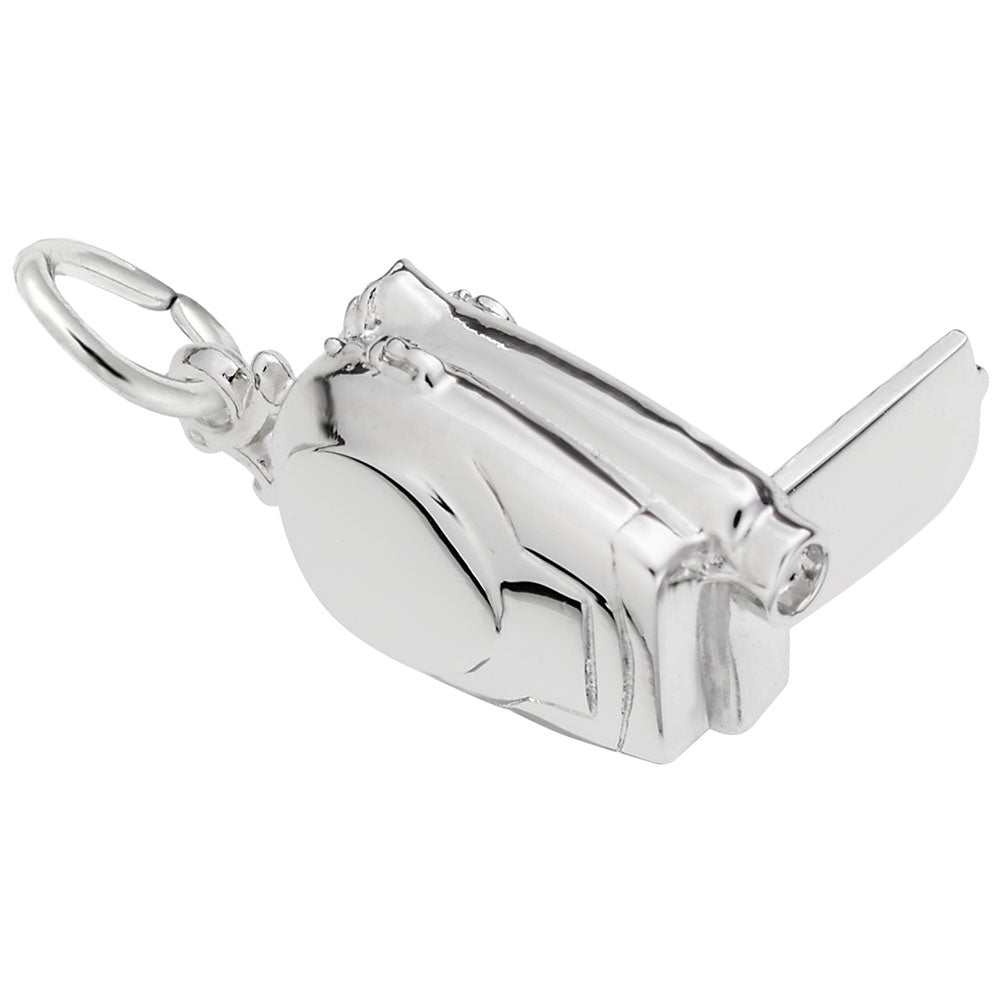 Camcorder Charm for Arts & Music Enthusiasts - Unique Jewelry 8319
