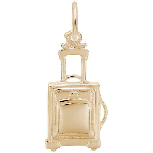 Travel Rolling Suitcase Charm - Perfect for Adventure Lovers 8321