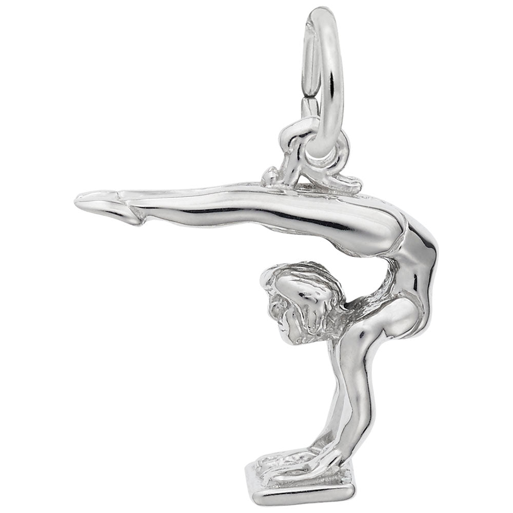 Vaulting Gymnast Charm - Perfect Gift for Gymnastics Lovers 8330