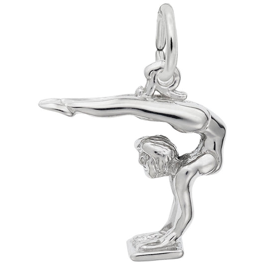 Vaulting Gymnast Charm - Perfect Gift for Gymnastics Lovers 8330