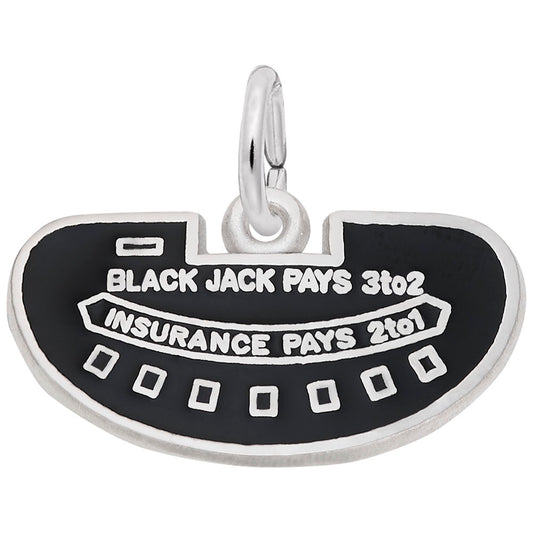 Black Jack Table Charm