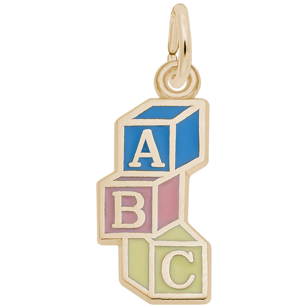 ABC Baby Blocks Charm - Adorable Toy Charm for Moms & Babies 8336