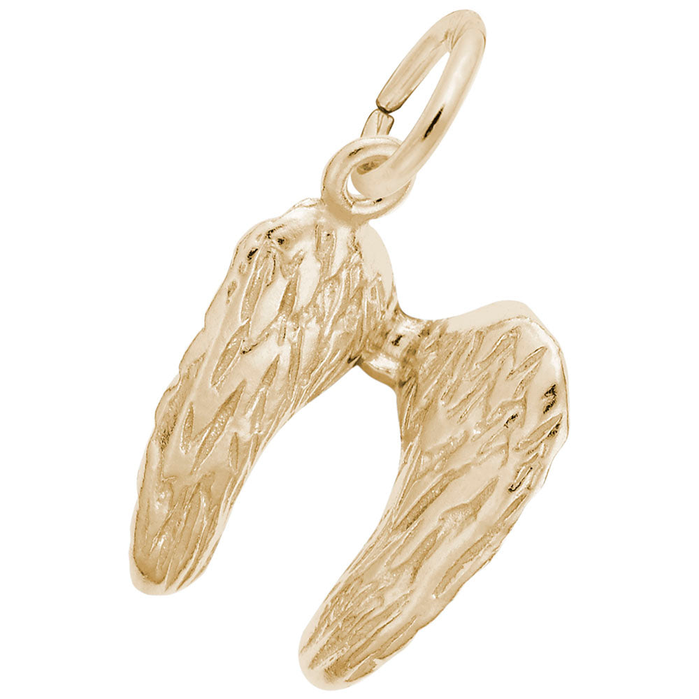 Small Angel Wings Charm for Sympathy & Love - Rembrandt Charms 8338