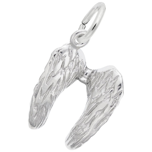 Small Angel Wings Charm for Sympathy & Love - Rembrandt Charms 8338
