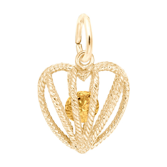 Embraced with Love November Birthstone Baby Charm for Family 8350-011