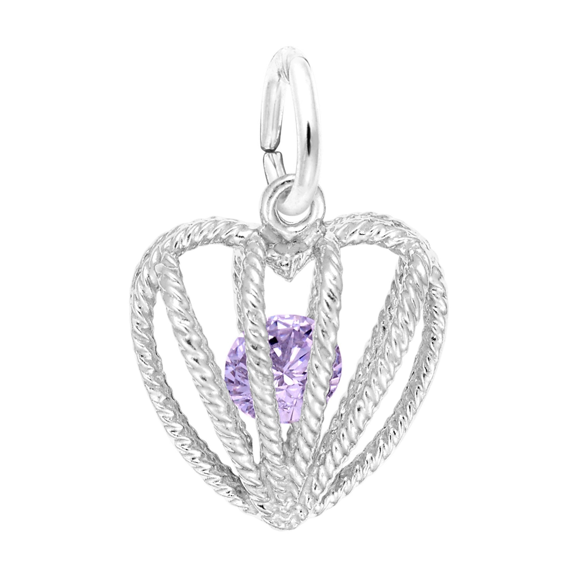 Embraced with Love June Stone Charm for Baby - Family Keepsake 8350-006