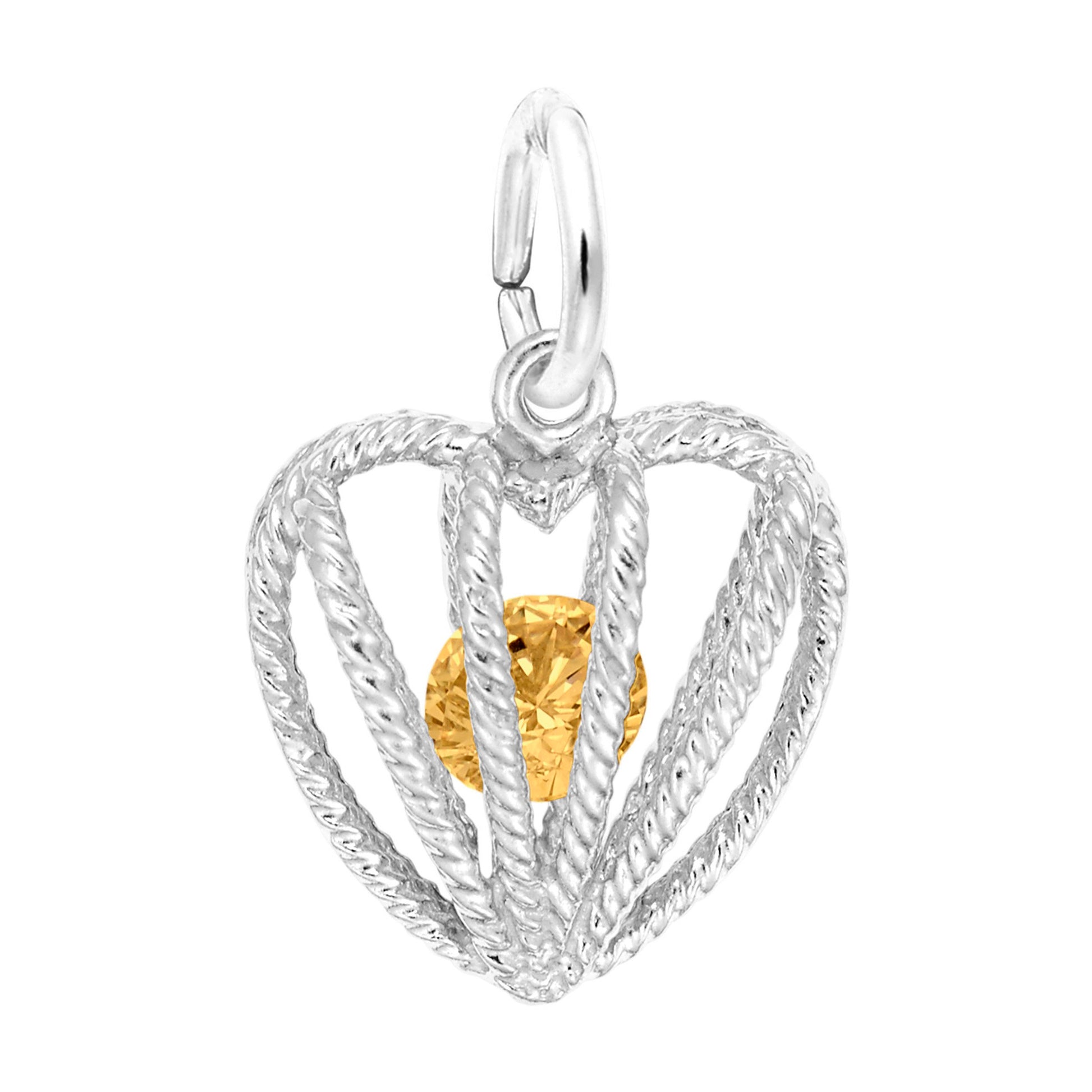 Embraced with Love November Birthstone Baby Charm for Family 8350-011