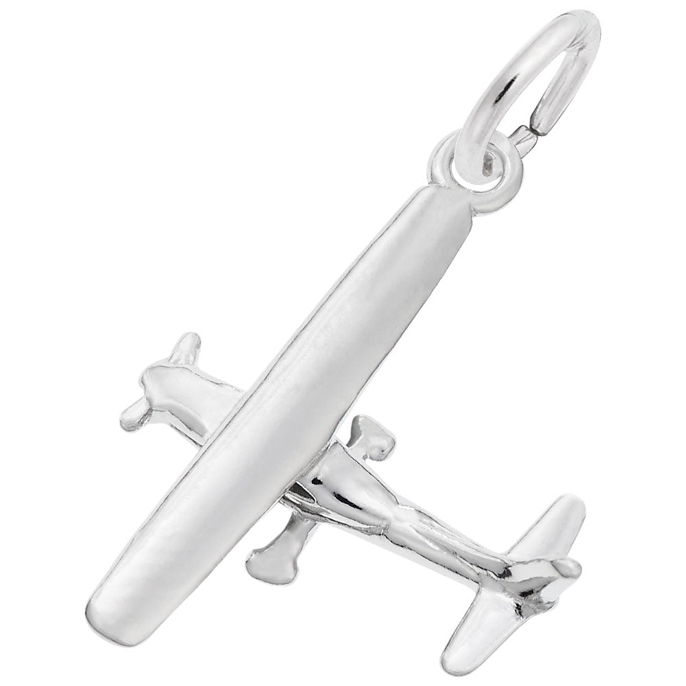 Single Engine Airplane Charm - Perfect for Aviation Enthusiasts 8351