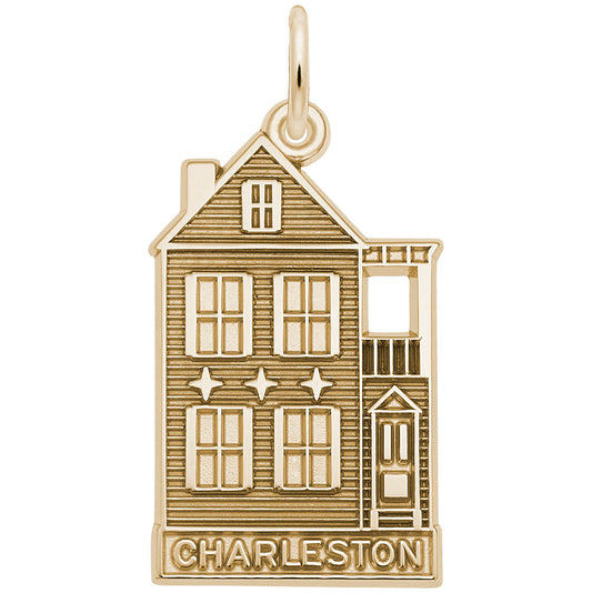 Charleston Row House Charm - Unique Travel Souvenir Jewelry 8388