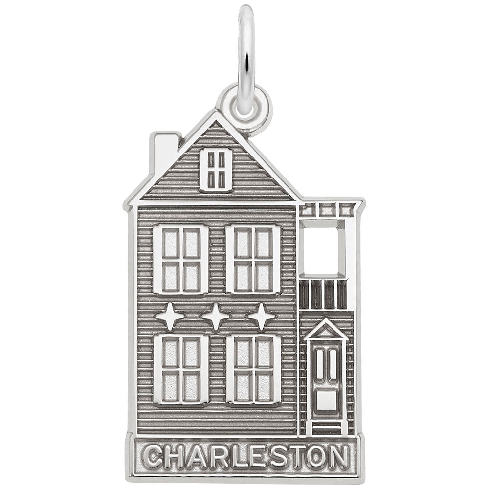 Charleston Row House Charm - Unique Travel Souvenir Jewelry 8388