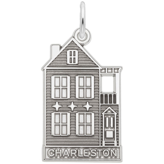 Charleston Row House Charm - Unique Travel Souvenir Jewelry 8388