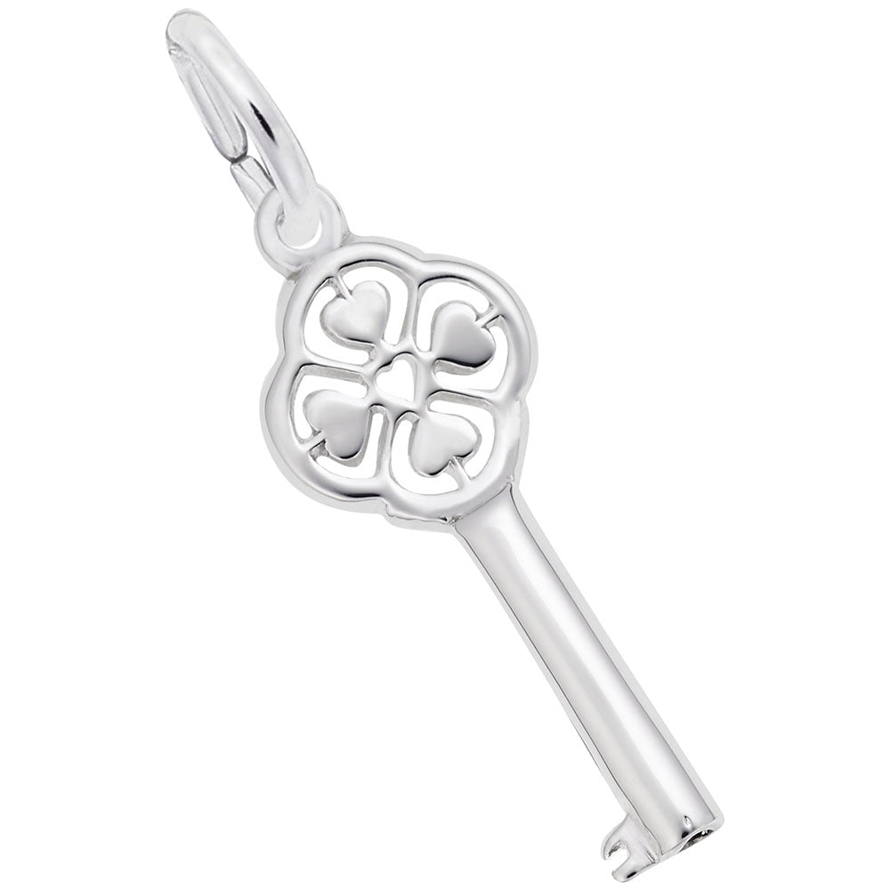 Small Key to My Heart Charm for Home and Garden Decor 8407