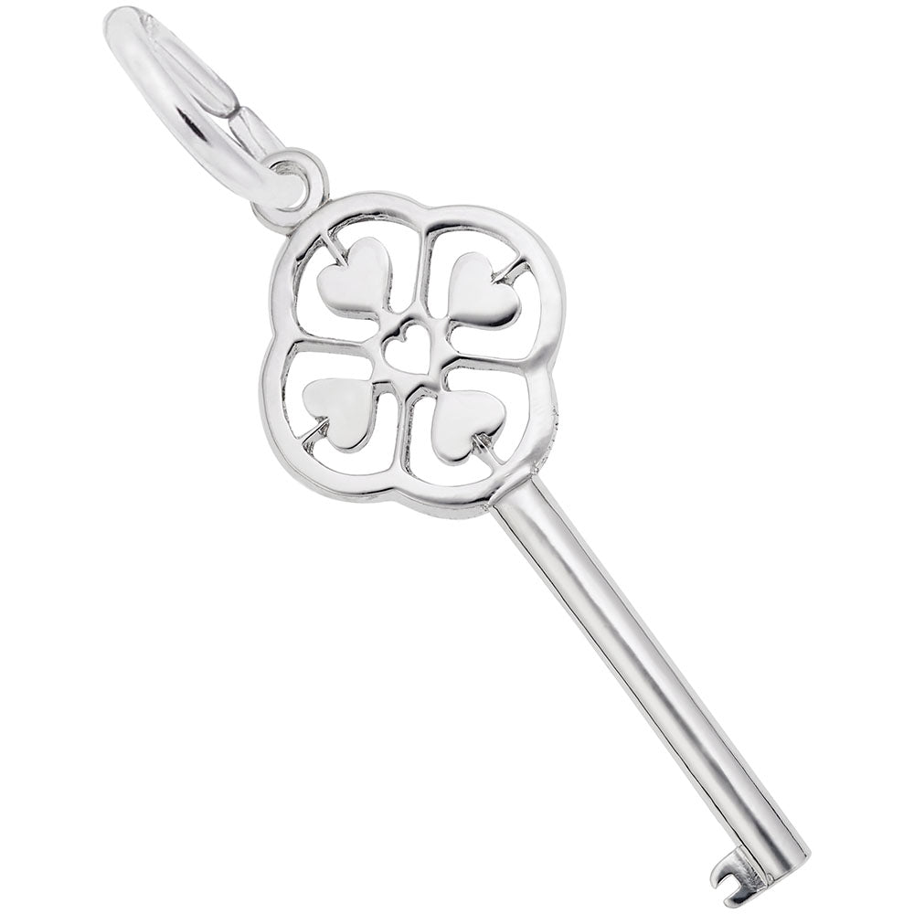 Key to My Heart Charm - Perfect Gift for Home & Garden Lovers 8408