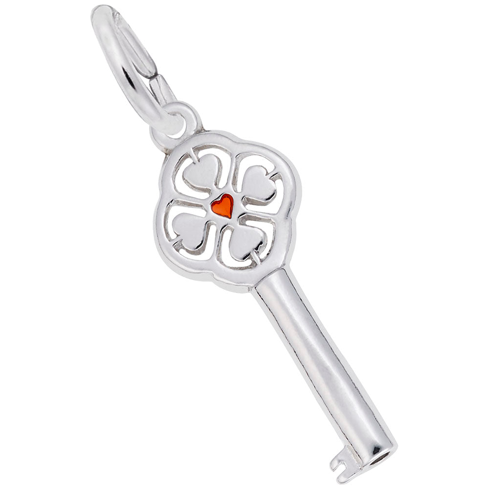 Small Key to My Heart Charm for Home & Garden Decor 8414