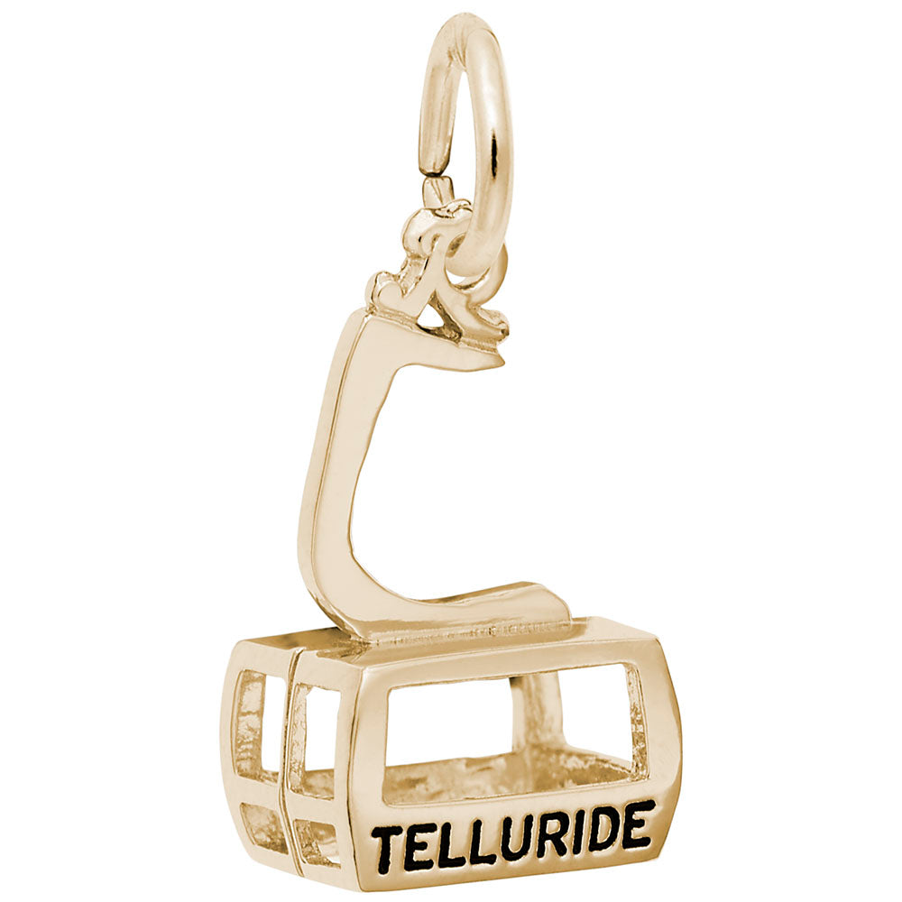 Telluride Gondola Charm - Colorado Travel Souvenir Jewelry 8427