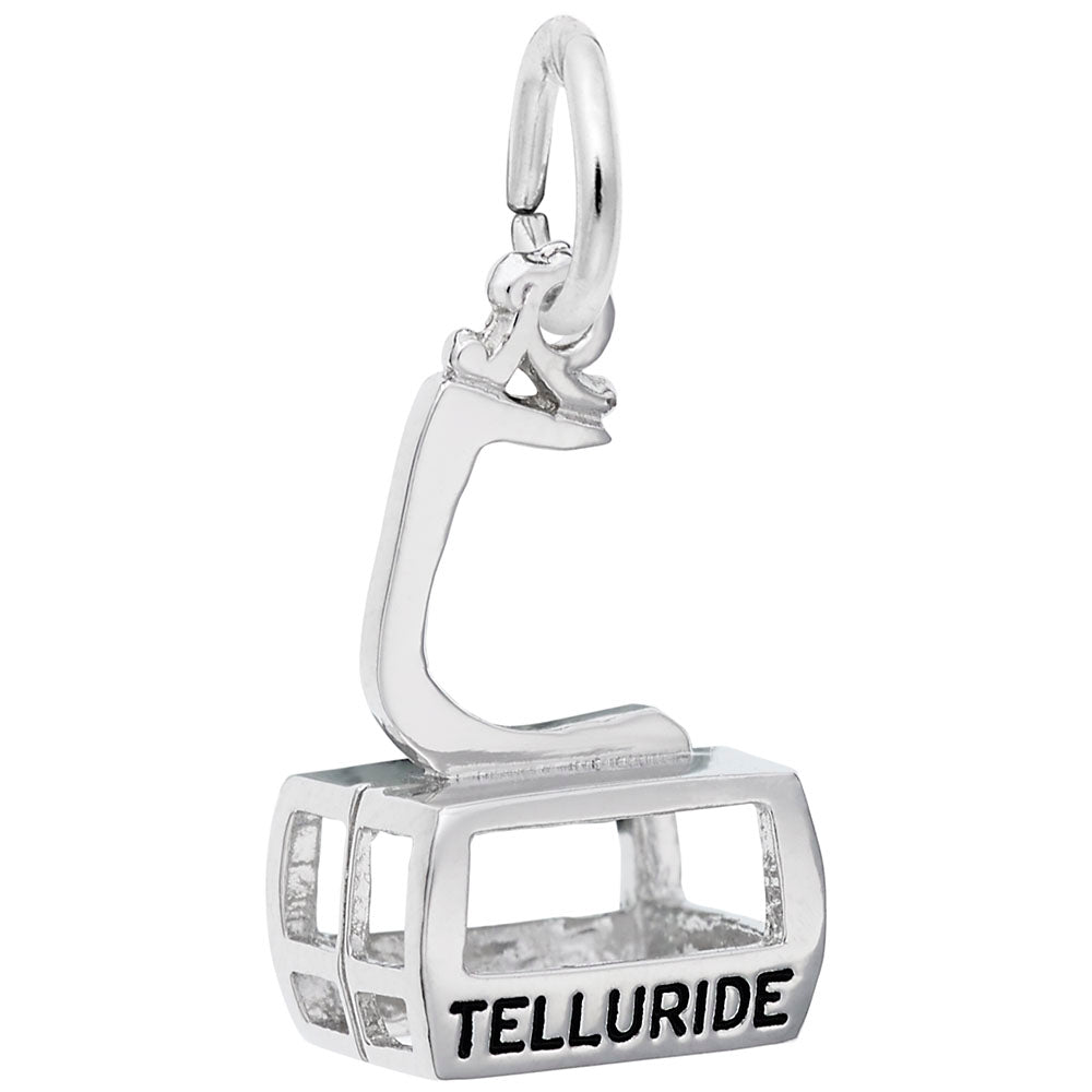 Telluride Gondola Charm - Colorado Travel Souvenir Jewelry 8427