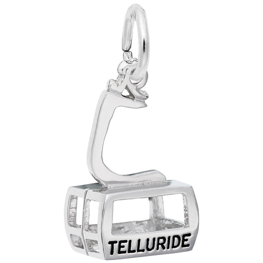 Telluride Gondola Charm - Colorado Travel Souvenir Jewelry 8427
