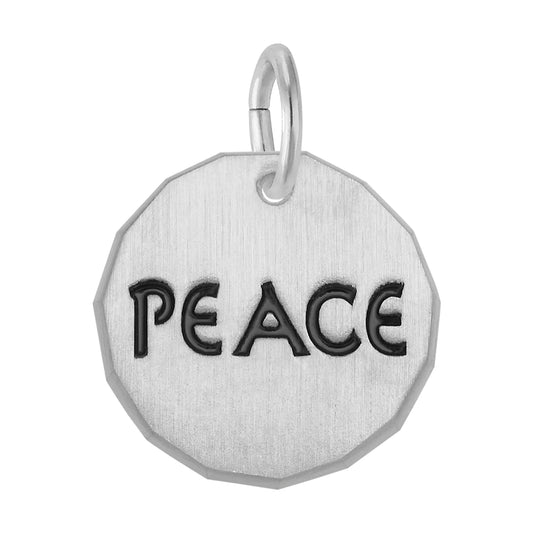 Peace Tag Charm