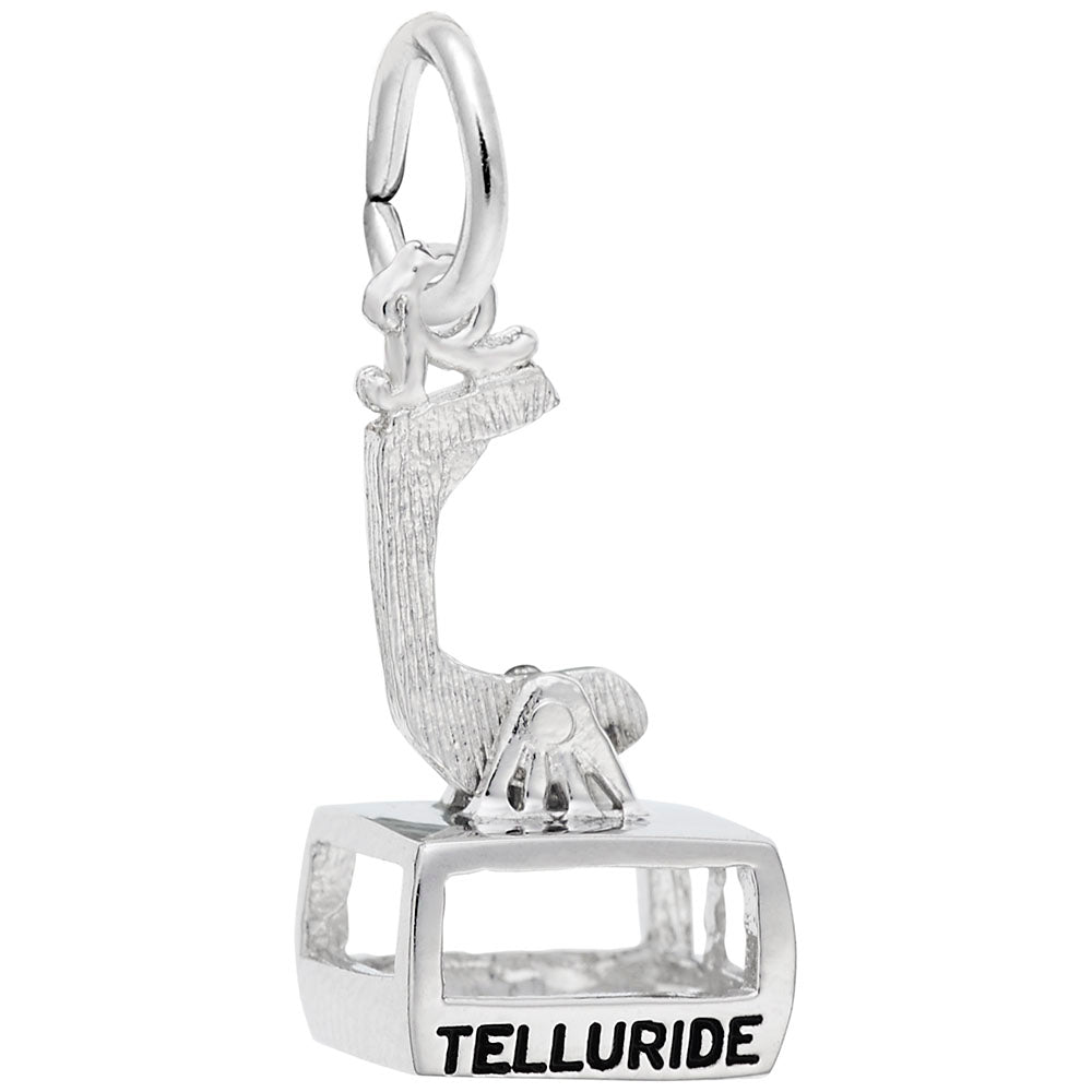 Telluride Moving Gondola Charm - Colorado Travel Souvenir Jewelry 8456