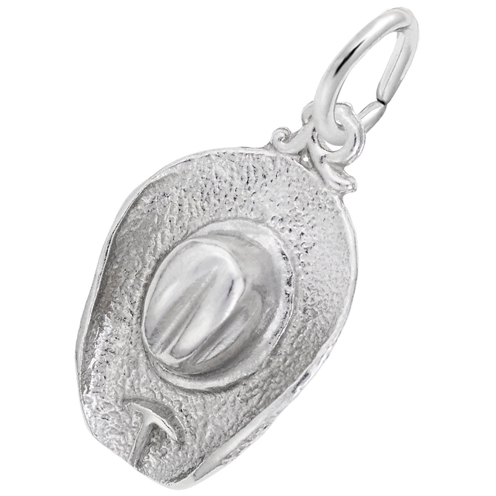 Telluride Cowboy Hat Charm - Unique Travel Souvenir Jewelry 8458