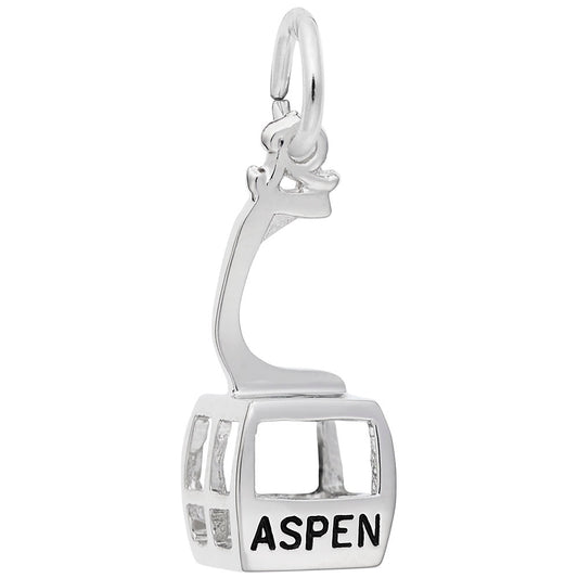 Aspen Gondola Charm - Travel Souvenir from Colorado Adventure 8469